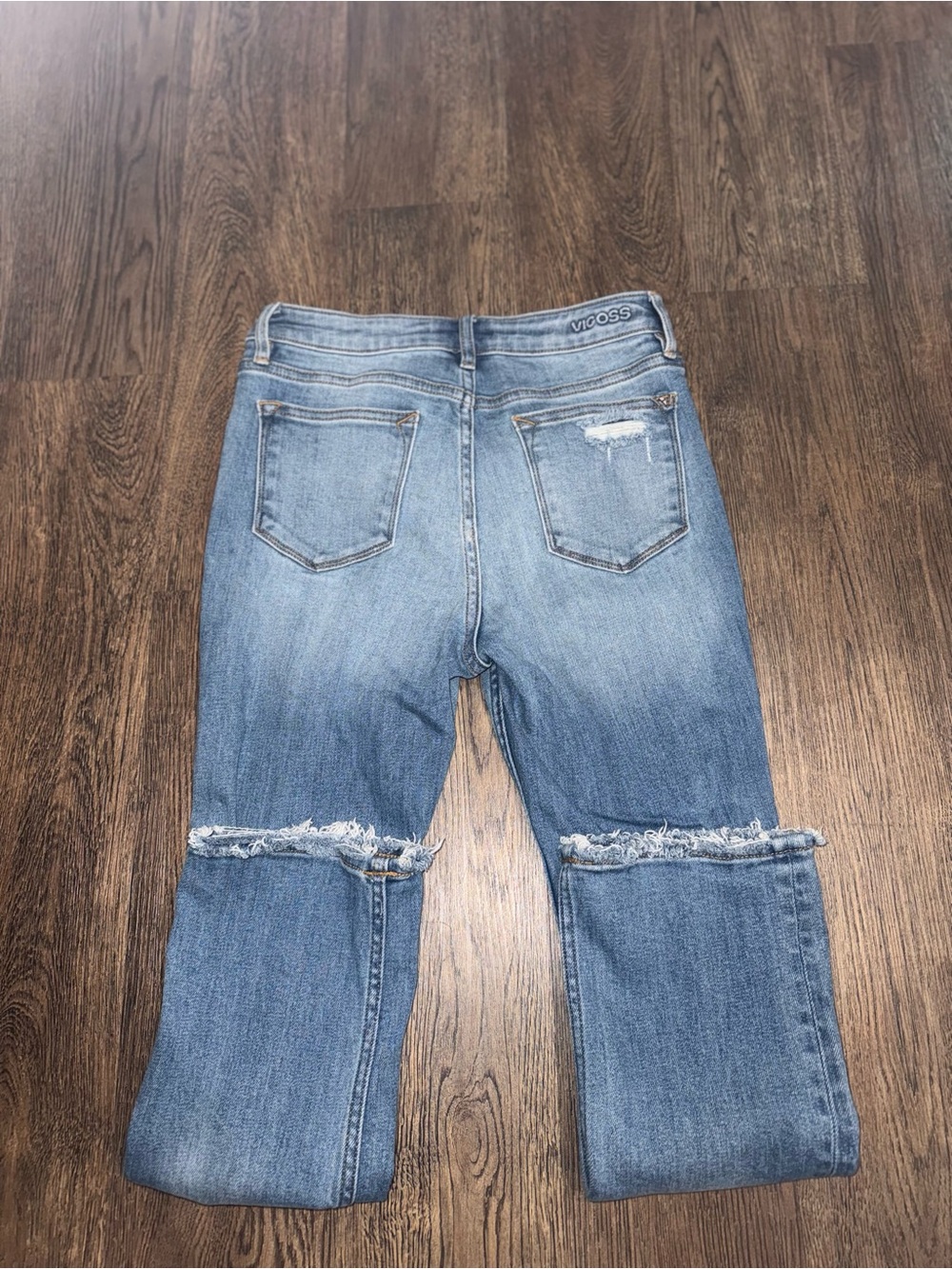 Vigoss Women’s Crosby High Rise Straight Leg Jeans - Picture 5 of 8
